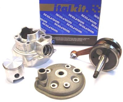 cilinderkit 47mm+kop+kruk. AM6 Gilardoni